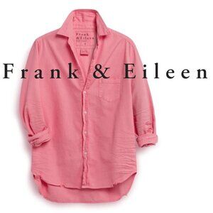 FRANK & EILEEN The Barry Shirt in Grapefruit XL NWOT